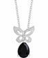 Sapphire Butterfly 18" Pendant Necklace (1-1/5 ct. tw.) in Sterling Silver